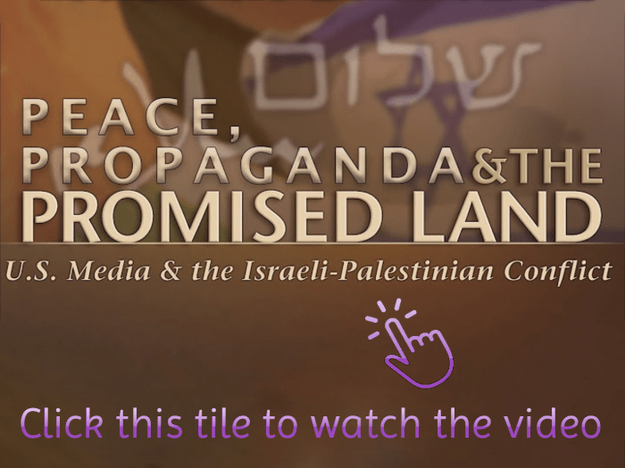 peace propoganda and the promised land
